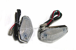Universal 3-Wire Motorcycle LED Turn Signal with Running Lights
